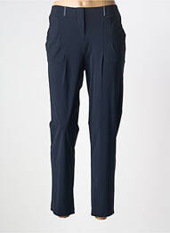 Pantalon chino tissage popeline taille normale bleu EVA KAYAN femme