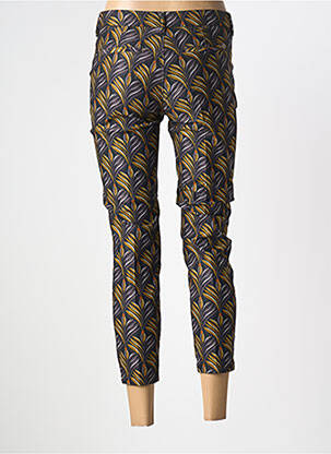 Pantalon 7/8 stretch taille normale jaune FREEMAN T.PORTER femme