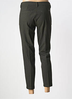 Pantalon 7/8 taille à pinces taille basse vert FREEMAN T.PORTER femme