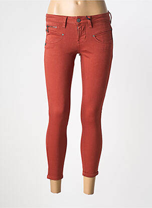 Jeans skinny stretch taille basse orange FREEMAN T.PORTER femme