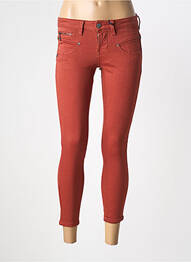 Jeans skinny stretch taille basse orange FREEMAN T.PORTER femme