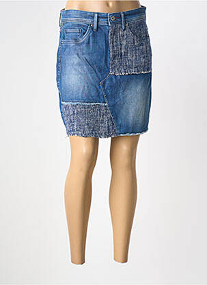 Jupe courte poches bleu SALSA femme