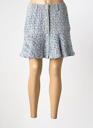 Jupe courte poches bleu SALSA femme