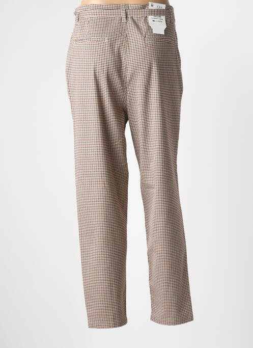 Pantalon droit coupe carotte taille haute beige SALSA femme