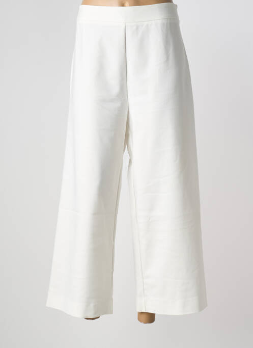 Pantalon 7/8 taille haute taille haute blanc ANONYME DESIGNERS femme