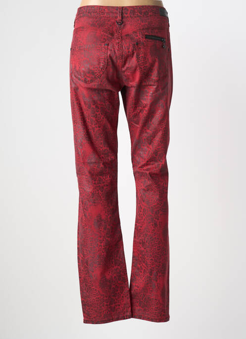 Jeans coupe slim stretch taille normale rouge FREEMAN T.PORTER femme