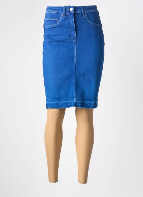 Jupe mi-longue bleu SALSA femme