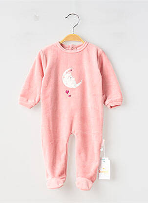 Pyjama fermeture pressionnée rose BABY BOL fille