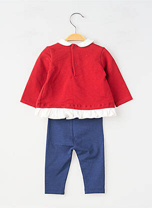 Ensemble pantalon manches longues rouge MAYORAL fille