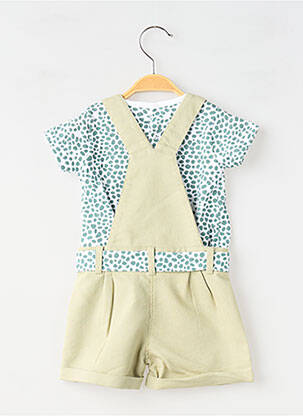 Ensemble pantalon type de haut t-shirt vert BABY BOL fille