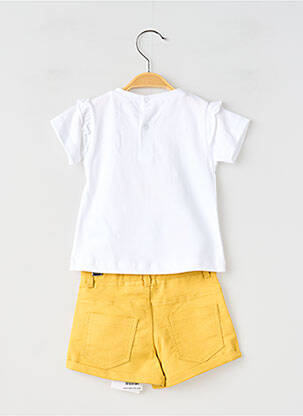 Ensemble short manches courtes jaune BABY BOL fille
