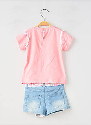 Ensemble short manches courtes rose BABY BOL fille