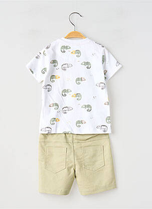 Ensemble short poches vert BABY BOL garcon