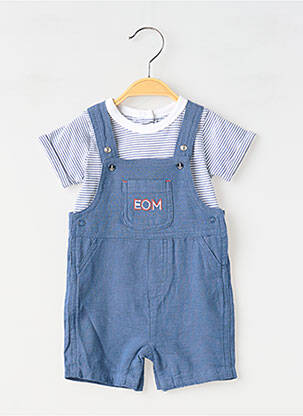Ensemble pantalon col rond bleu ELLE EST OU LA MER garçon