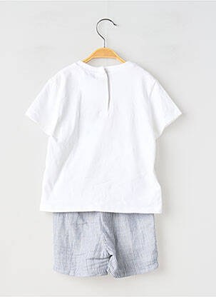 Ensemble short fermeture ceinture à nouer à la taille bleu MAYORAL garçon