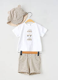 Ensemble short tissage jersey marron MAYORAL garcon