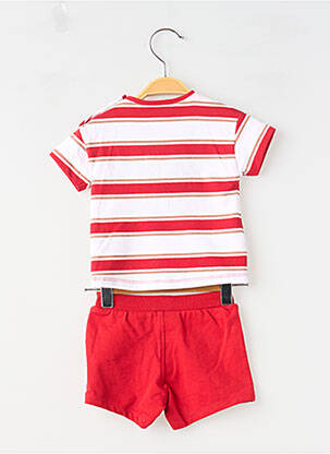 Ensemble short poches rouge MAYORAL garçon