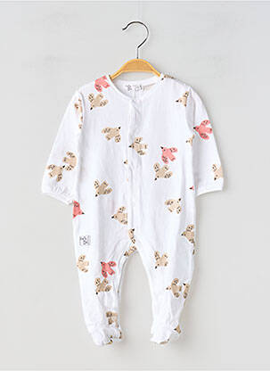 Pyjama blanc BABY BOL fille