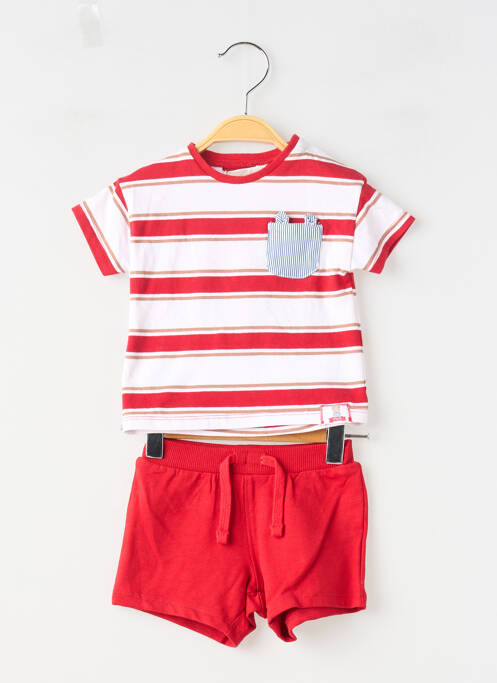 Ensemble short tissage jersey rouge MAYORAL garcon