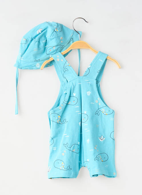 Combishort bleu BABY BOL garçon