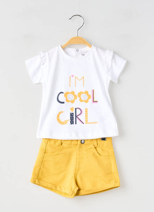 Ensemble short jaune BABY BOL fille