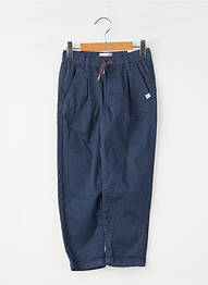 Pantalon droit fermeture liens à nouer taille élastique bleu NOPPIES garcon