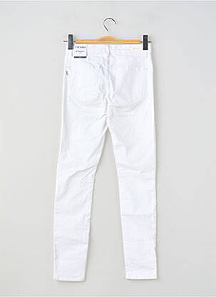 Jeans skinny stretch taille ajustable blanc TIFFOSI fille