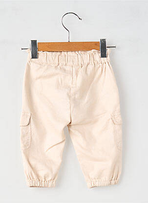 Pantalon cargo resserrée sur le bas taille élastique beige MAYORAL fille