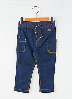 Jegging tissage denim taille élastique bleu ELLE EST OU LA MER fille