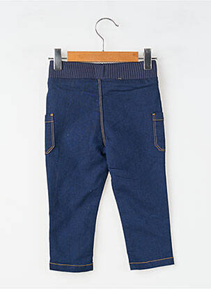 Jegging tissage denim taille élastique bleu ELLE EST OU LA MER fille
