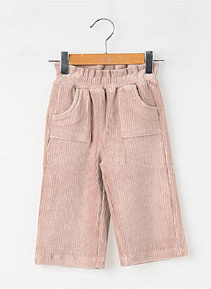 Pantalon large stretch taille élastique marron MAYORAL fille