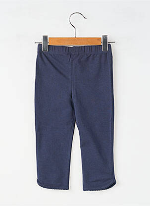 Legging stretch taille élastique bleu ELLE EST OU LA MER fille