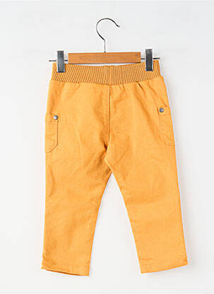 Jeans coupe slim taille élastique taille élastique jaune ELLE EST OU LA MER garçon