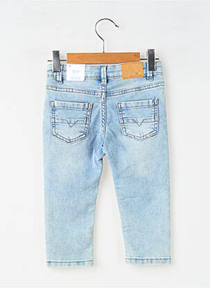 Jeans coupe slim stretch taille ajustable bleu MAYORAL garçon