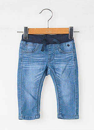 Jegging tissage denim taille élastique bleu NOPPIES fille