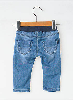 Jegging tissage denim taille élastique bleu NOPPIES fille