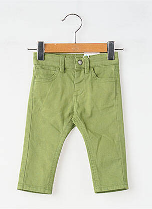 Jeans coupe slim broderie rivets taille ajustable vert MAYORAL garcon