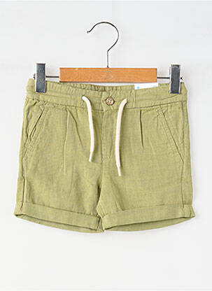 Short poches taille ajustable vert MAYORAL garcon