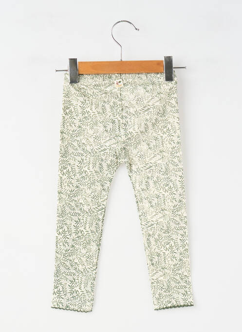 Legging stretch taille élastique vert NOPPIES fille
