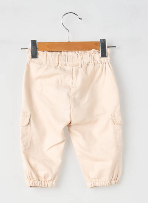 Pantalon cargo taille élastique taille élastique beige MAYORAL fille