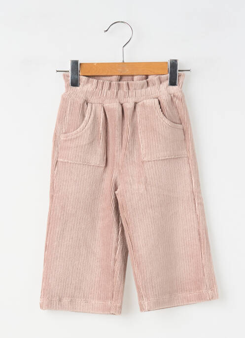 Pantalon large stretch taille élastique marron MAYORAL fille