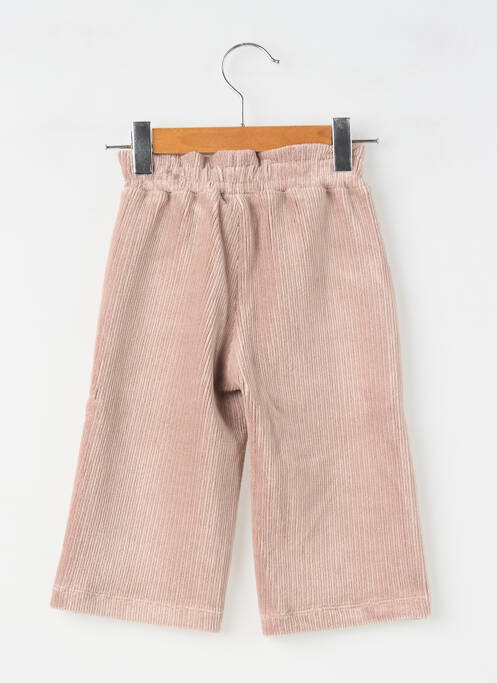 Pantalon large stretch taille élastique marron MAYORAL fille