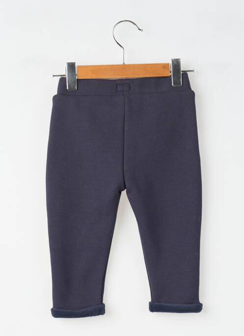 Jogging tissage jersey taille élastique bleu ELLE EST OU LA MER garcon