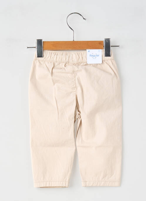 Pantalon droit fermeture liens à nouer taille élastique beige MAYORAL garcon