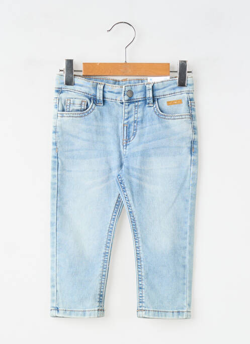Jeans coupe slim stretch taille ajustable bleu MAYORAL garcon