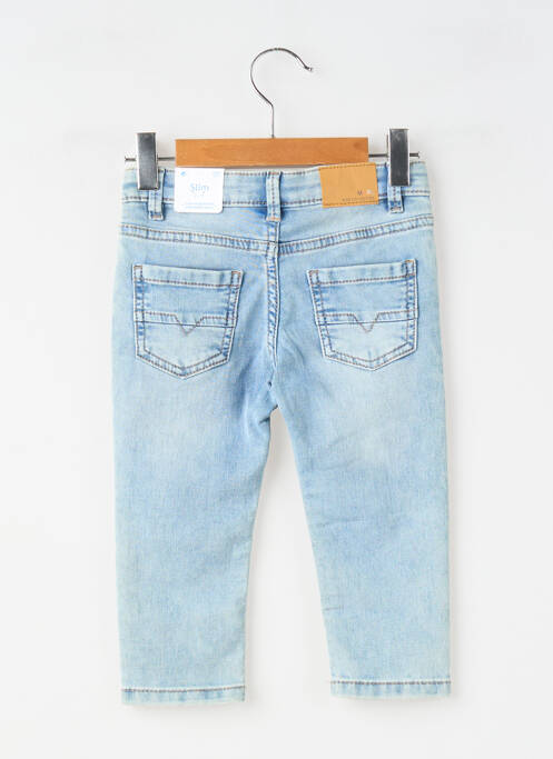 Jeans coupe slim stretch taille ajustable bleu MAYORAL garcon