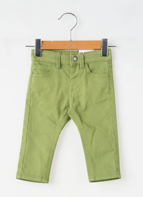 Jeans coupe slim poches taille ajustable vert MAYORAL garcon