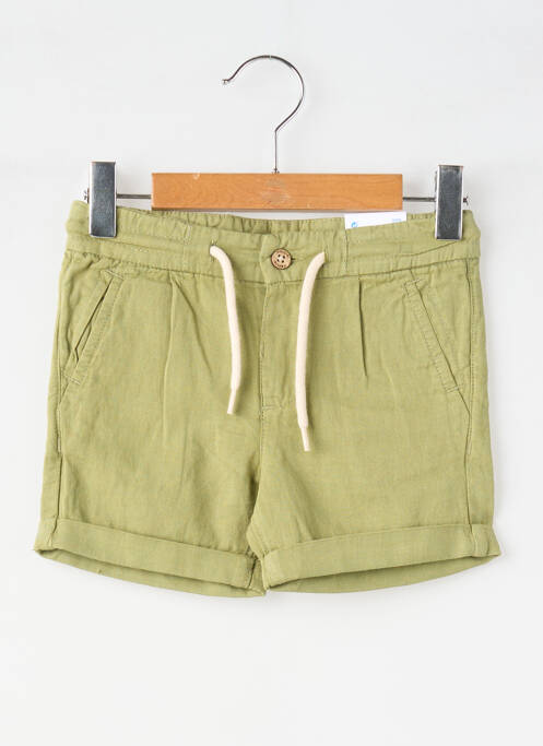 Short poches taille ajustable vert MAYORAL garcon
