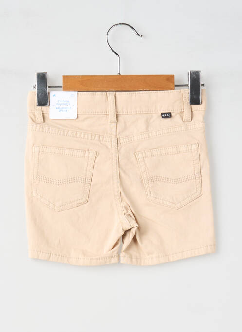 Short tissage popeline taille ajustable beige MAYORAL garcon