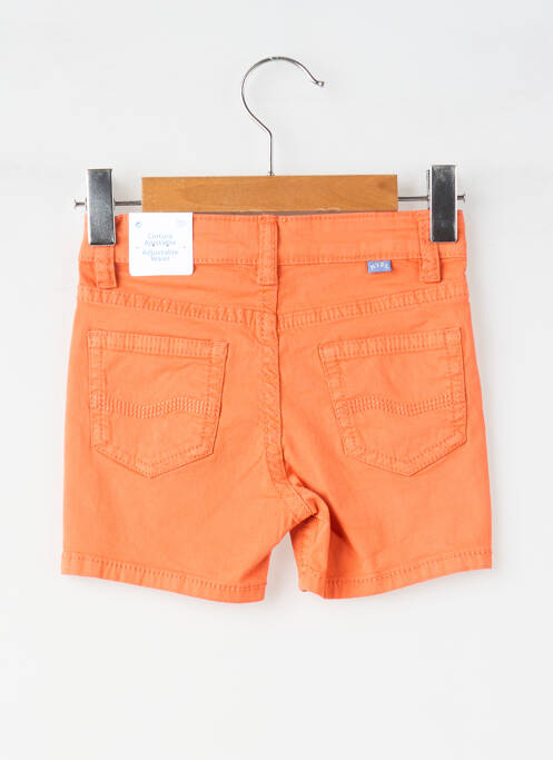 Short tissage popeline taille ajustable orange MAYORAL garcon